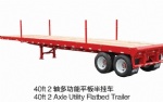 40Ft 2Axle Utility Flatedbed Trailer